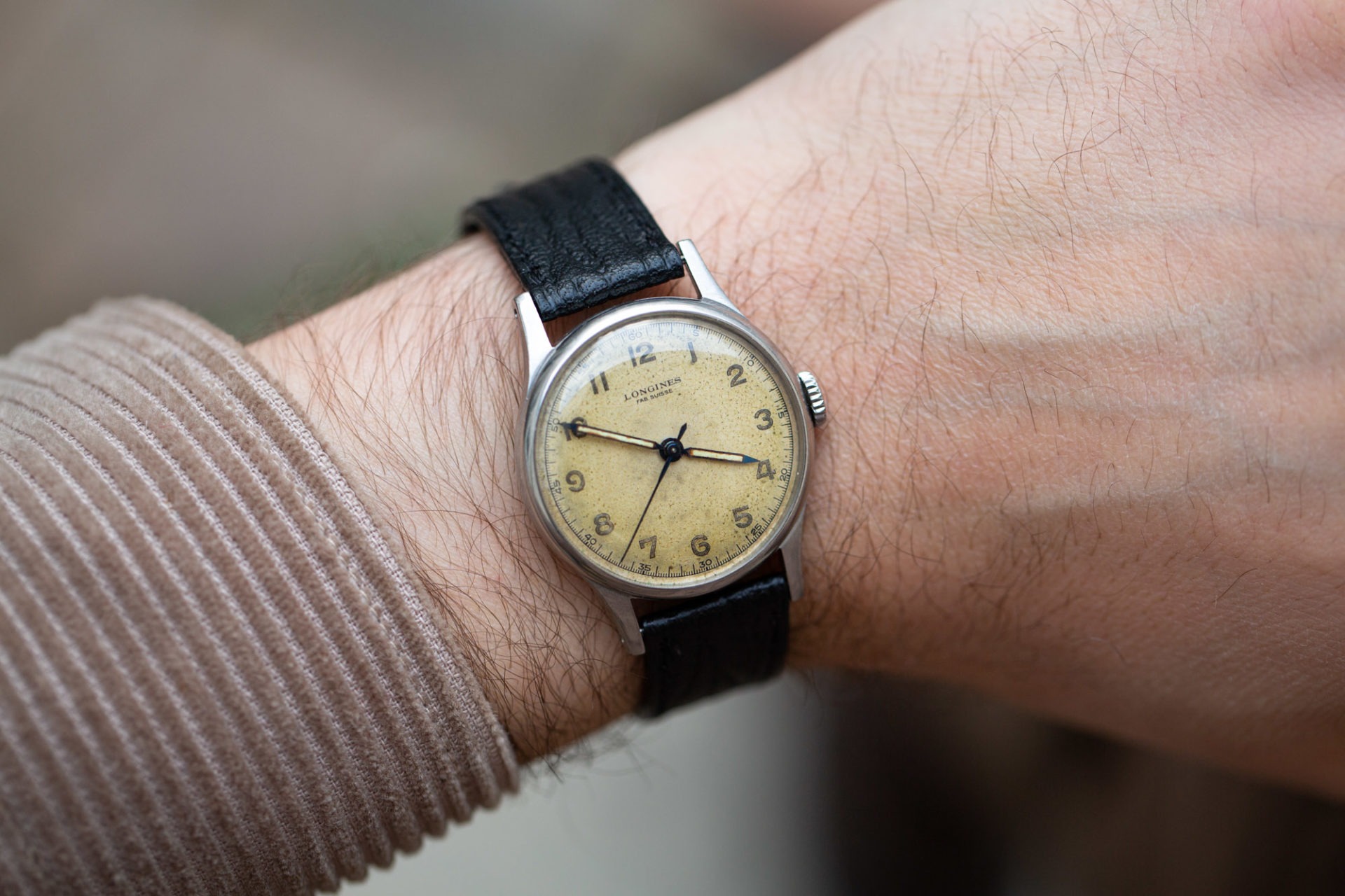 Longines EFCo style militaire- Sélection de montres vintage chez Joseph Bonnie