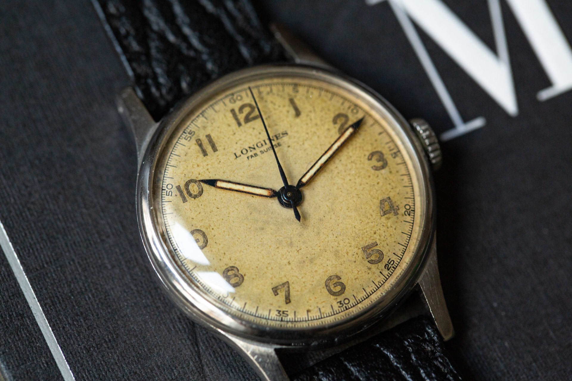Longines EFCo style militaire- Sélection de montres vintage chez Joseph Bonnie
