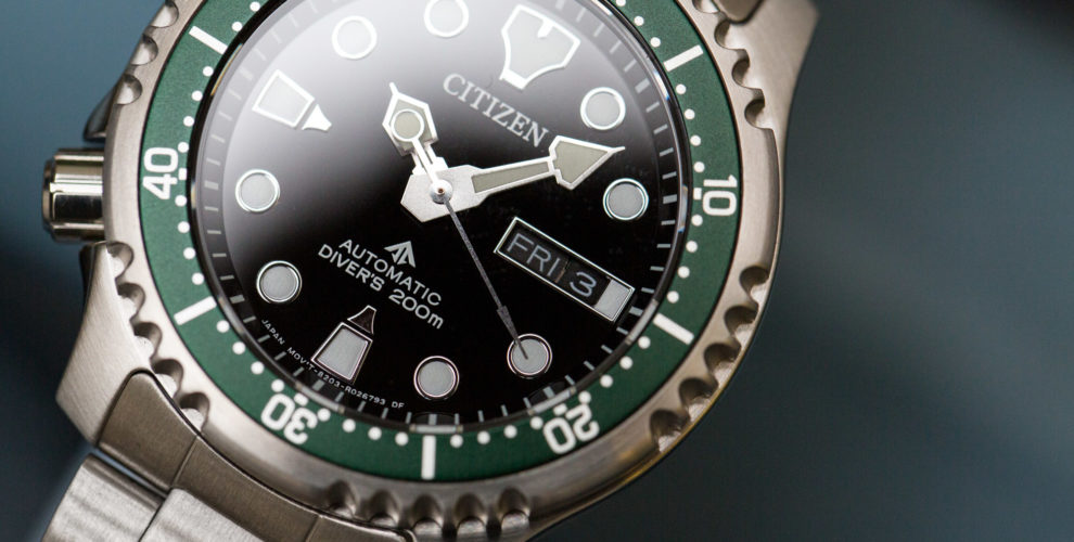 citizen promaster diver’S 200M Vous avez dit vert d'eau ?