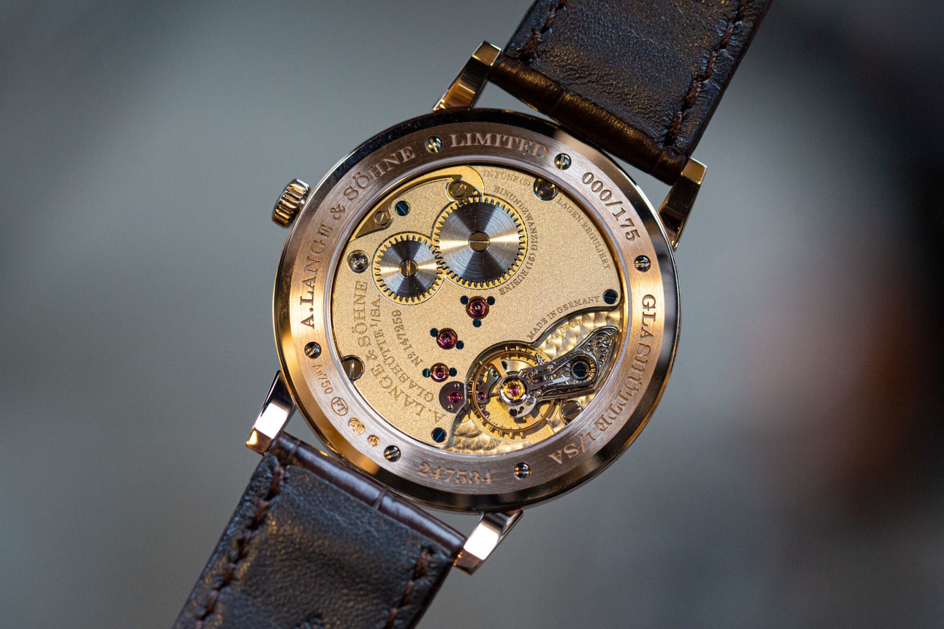 A. Lange & Söhne 1815 Thin Honeygold "Homage to F. A. Lange"