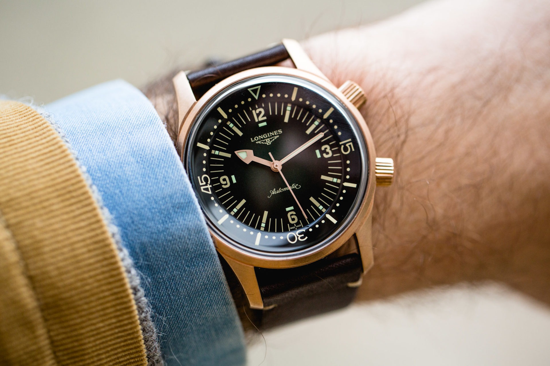 The Longines Legend Diver Bronze