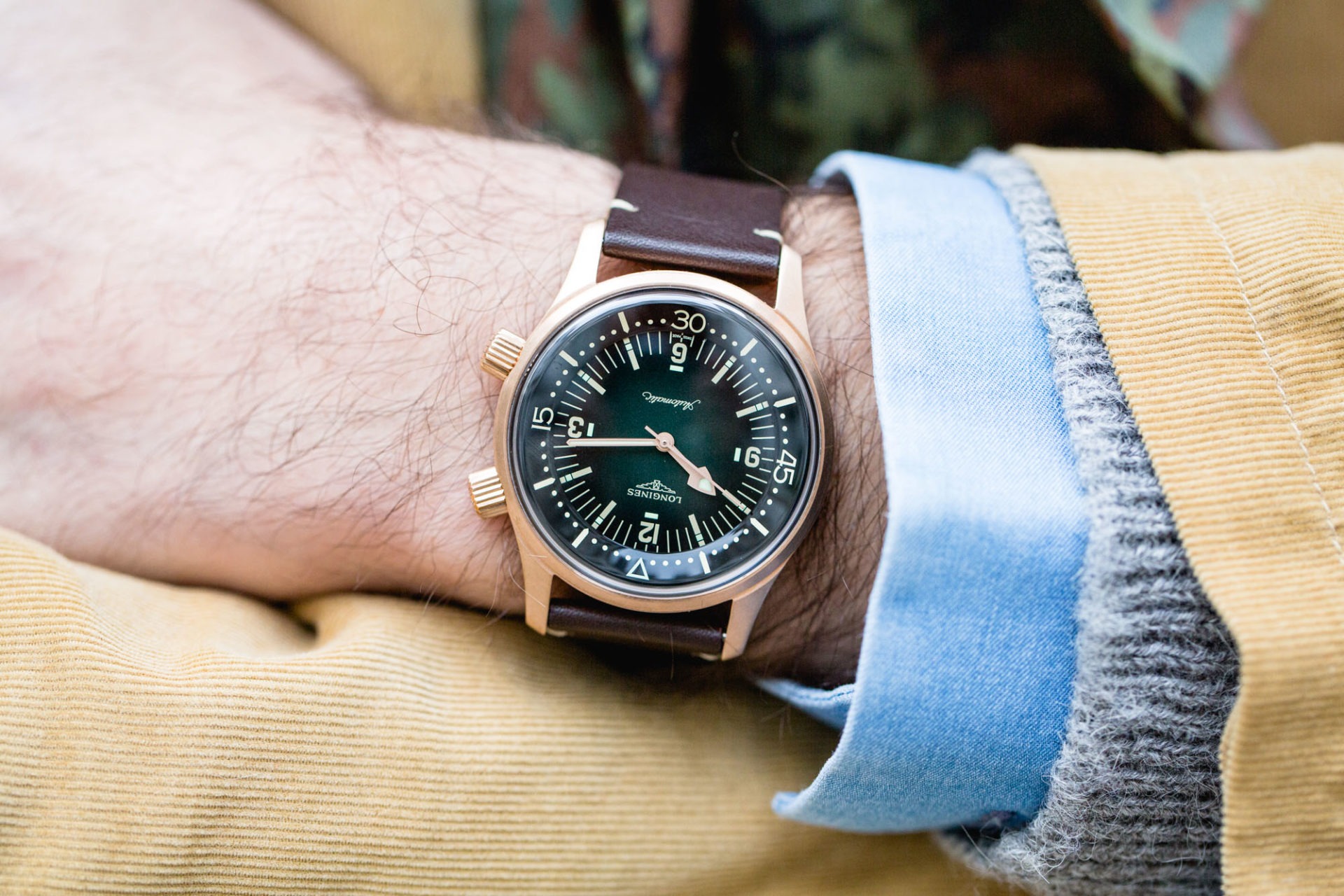 The Longines Legend Diver Bronze