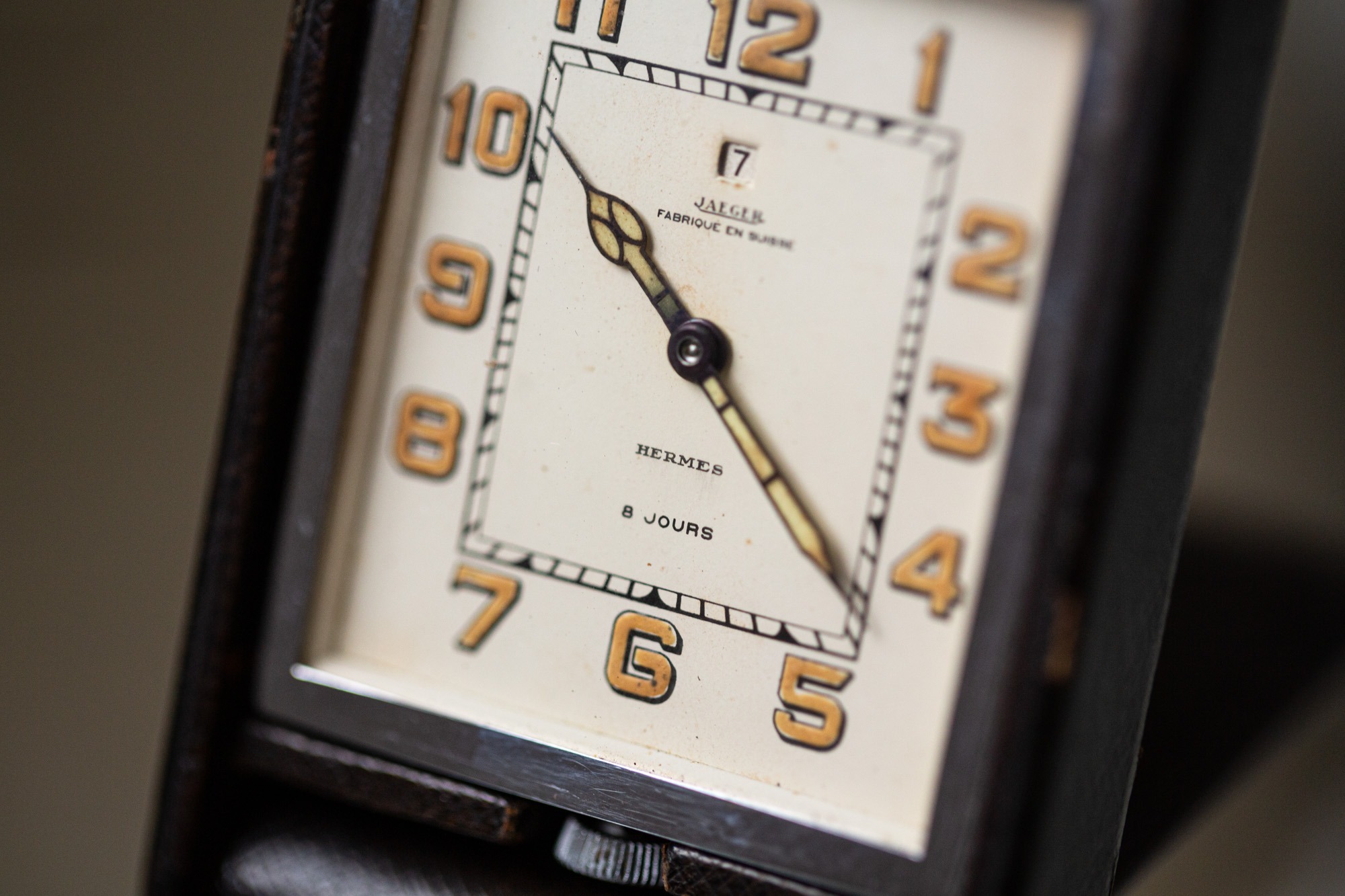 Jaeger-LeCoultre Ados pour Hermès - Pendulette 8 jours - Les objets chez Joseph Bonnie