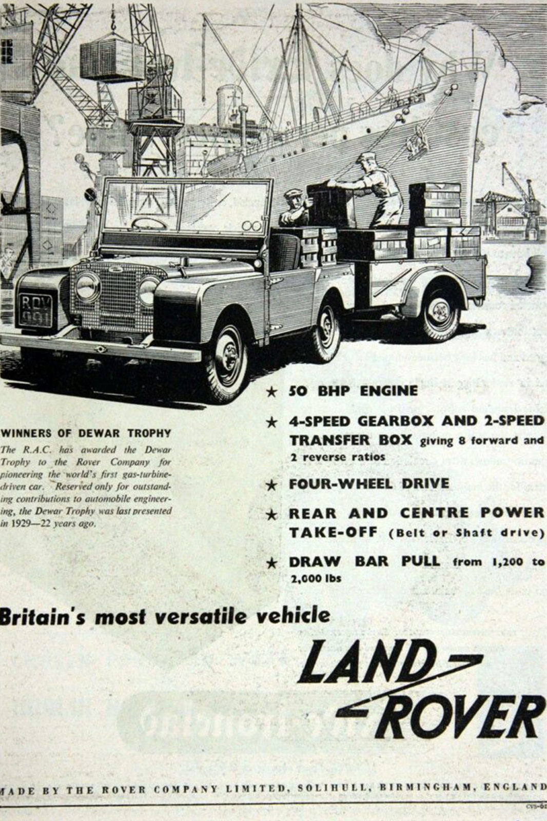 Publicité Land Rover