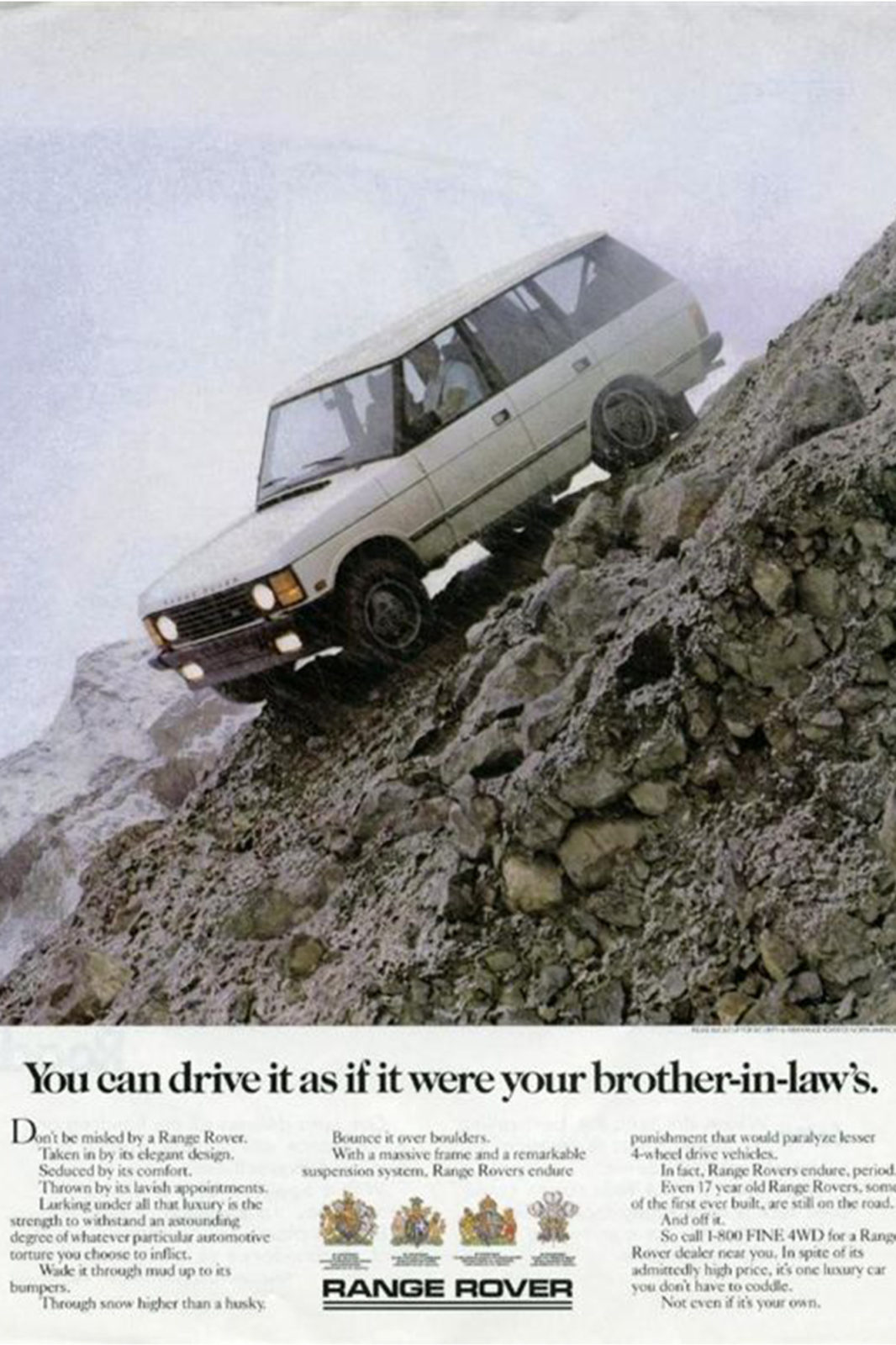 Land Rover Range Rover publicité