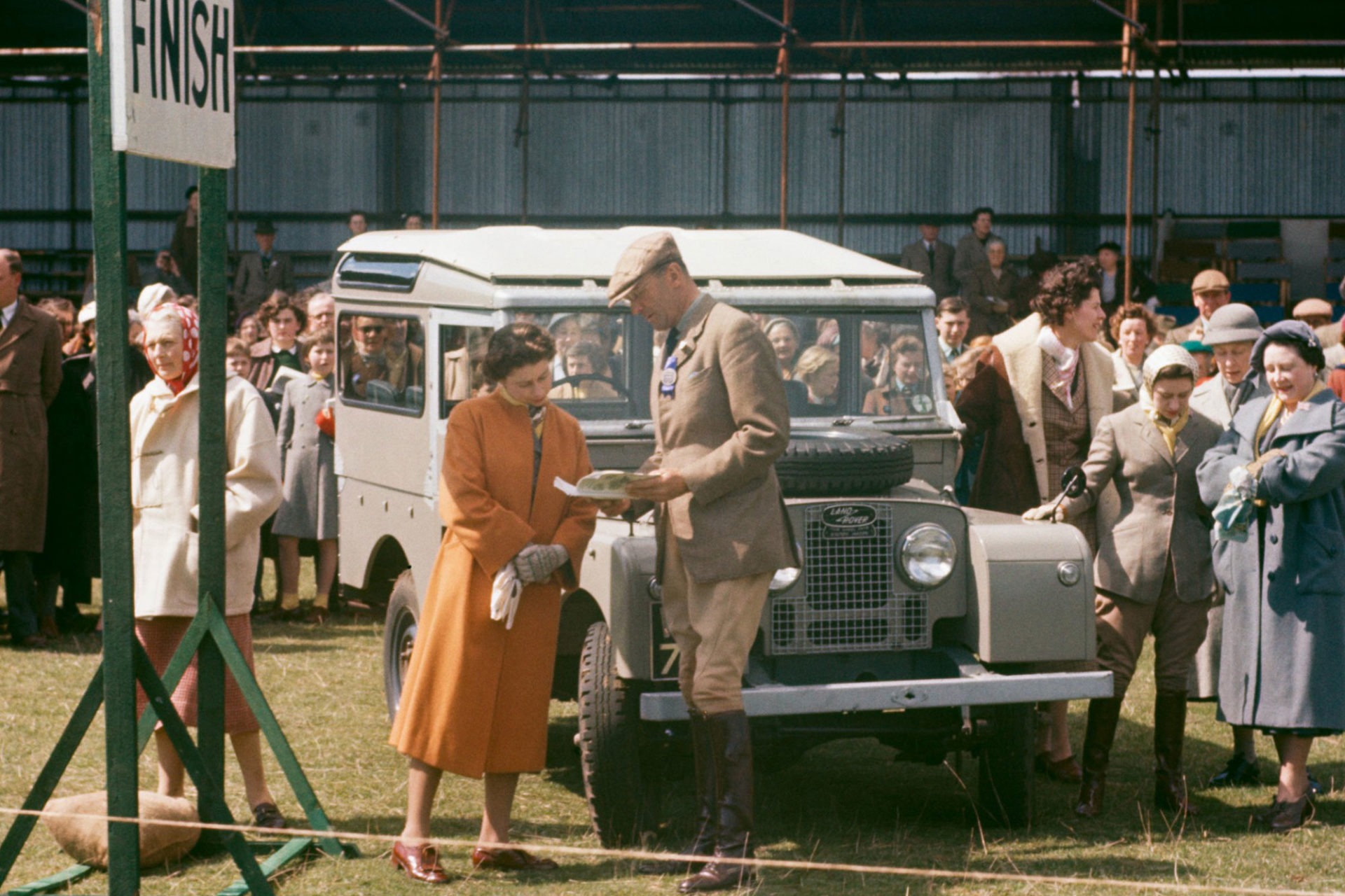 Land Rover et la Reine d'Angleterre