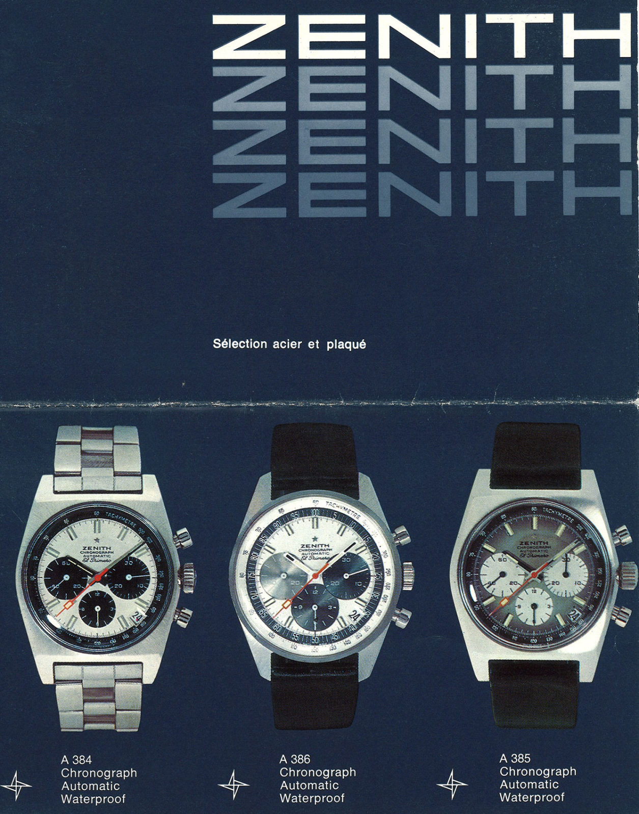 Zenith El Primero - publicité