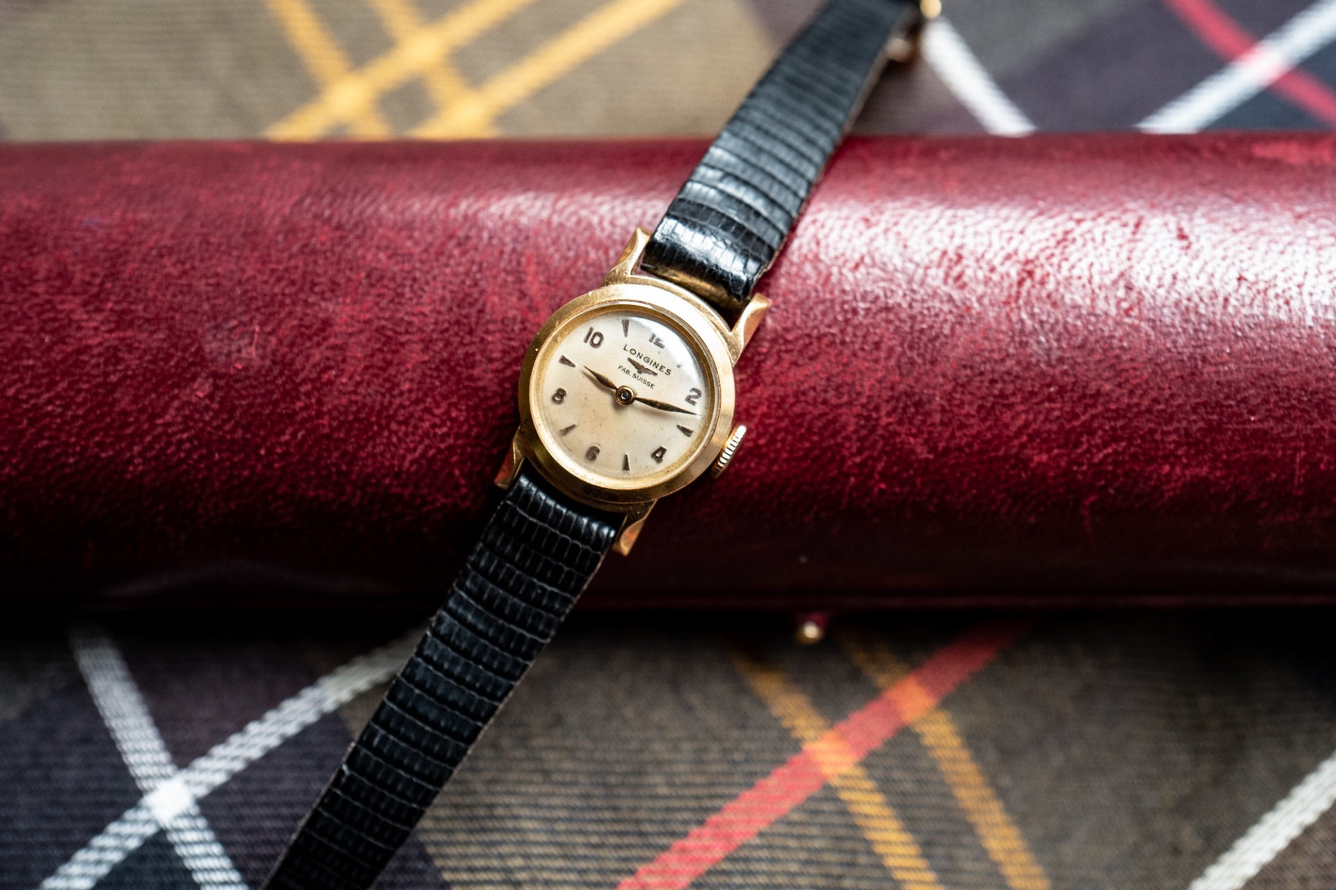 Longines dame en or - Sélection de montres vintage Joseph Bonnie