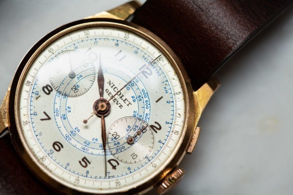 Chronographe Nicolet Genève - Sélection de montres vintage Joseph Bonnie