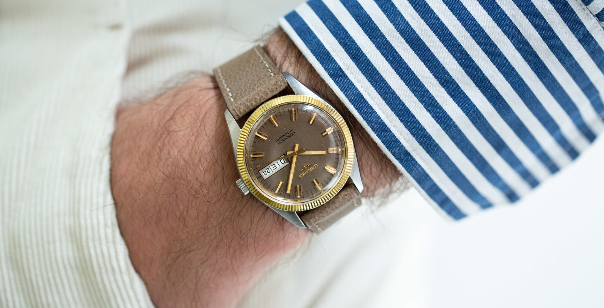 Longines Conquest Day Date - Sélection de montres vintage Joseph Bonnie