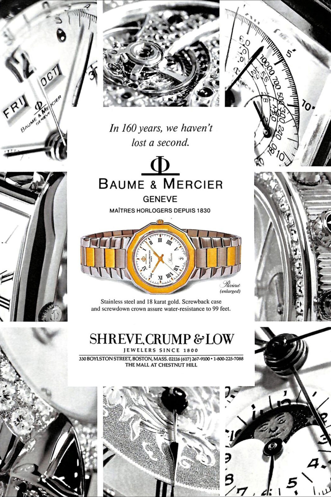 Publicité Baume & Mercier Riviera