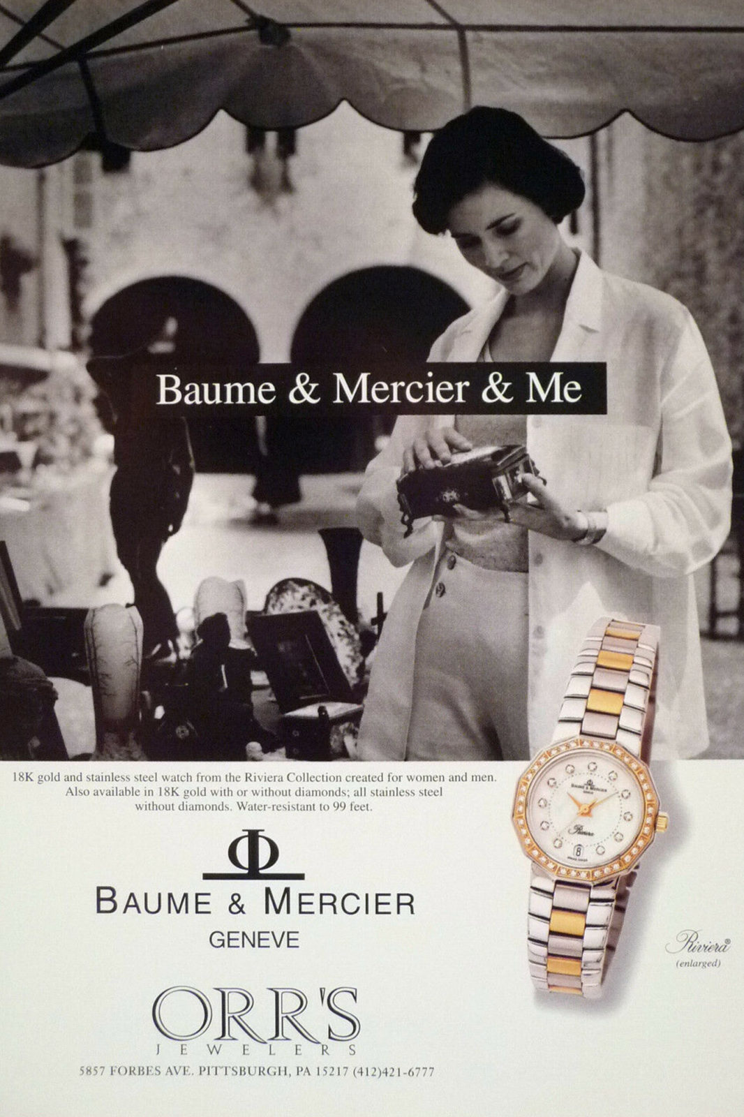 Publicité Baume & Mercier Riviera