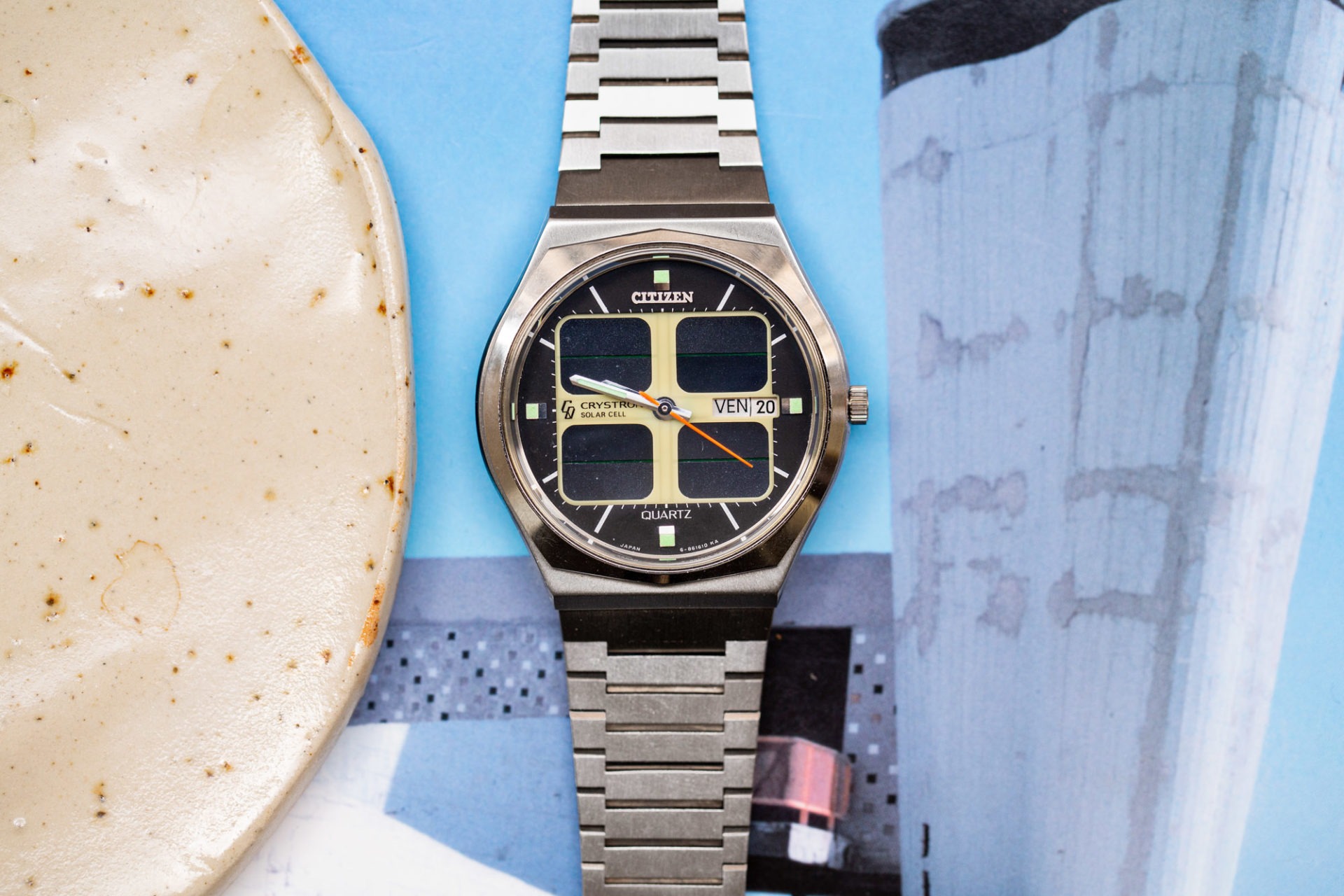 Citizen Crystron Solar Cell- Sélection de montres vintage chez Joseph Bonnie