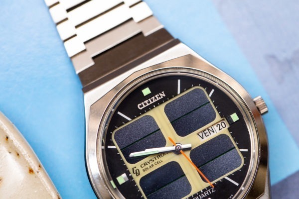 Citizen Crystron Solar Cell- Sélection de montres vintage chez Joseph Bonnie