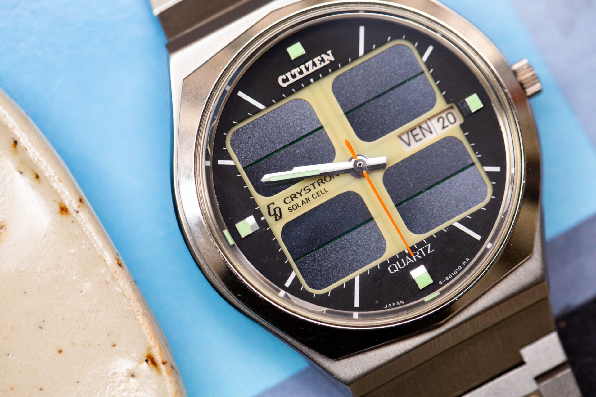 Citizen Crystron Solar Cell- Sélection de montres vintage chez Joseph Bonnie