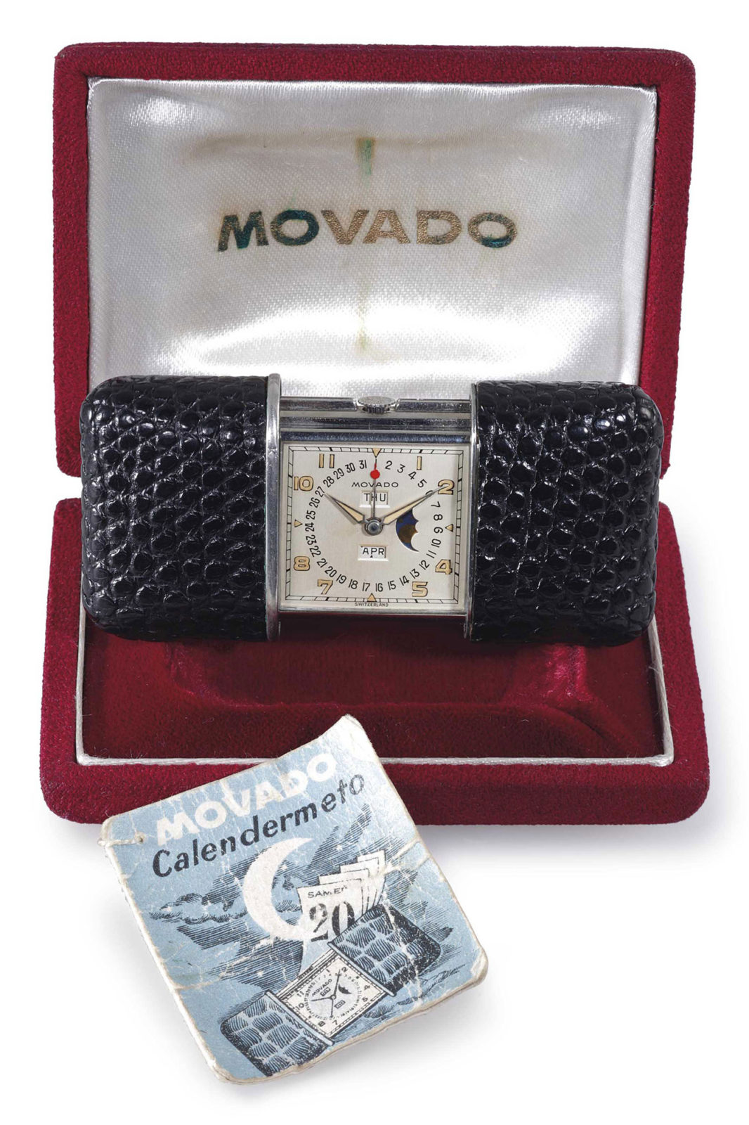 Movado Calendermeto chez Christies