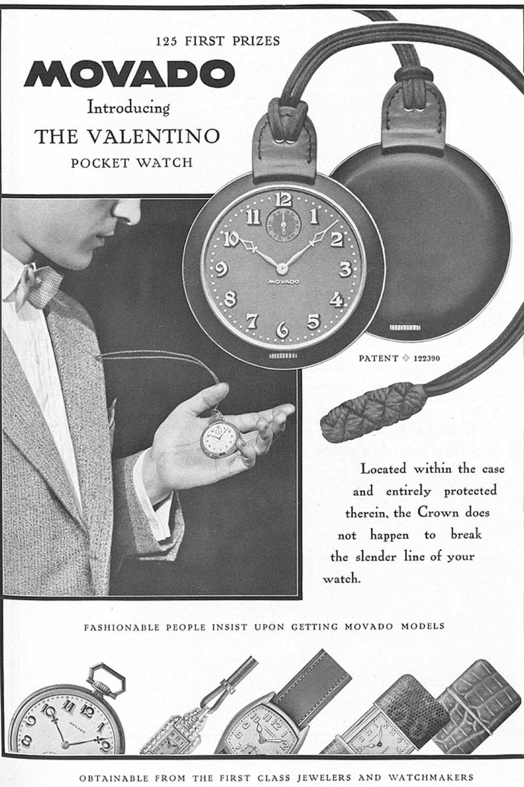 Publicité Movado Valentino