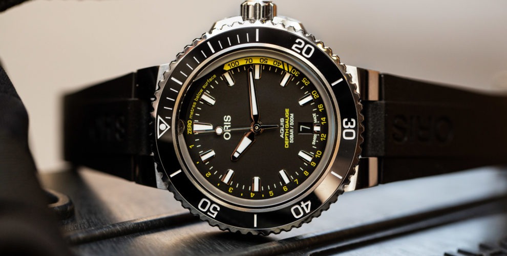 ORIS aquis DEPTH GAUGE 2021 Profonde en surface