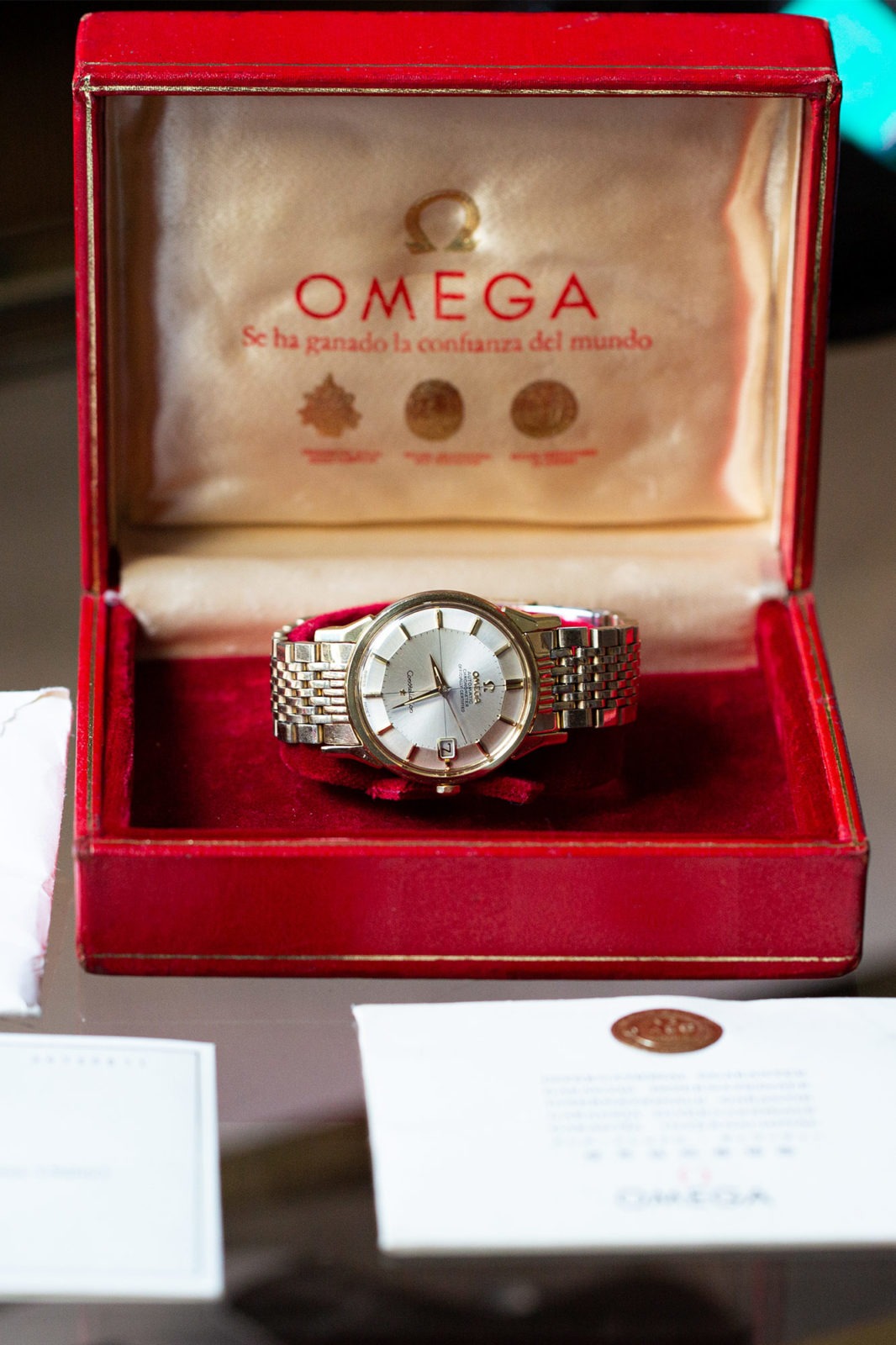 Omega Constellation Pie Pan Gold Cap - Sélection de montres vintage Joseph Bonnie