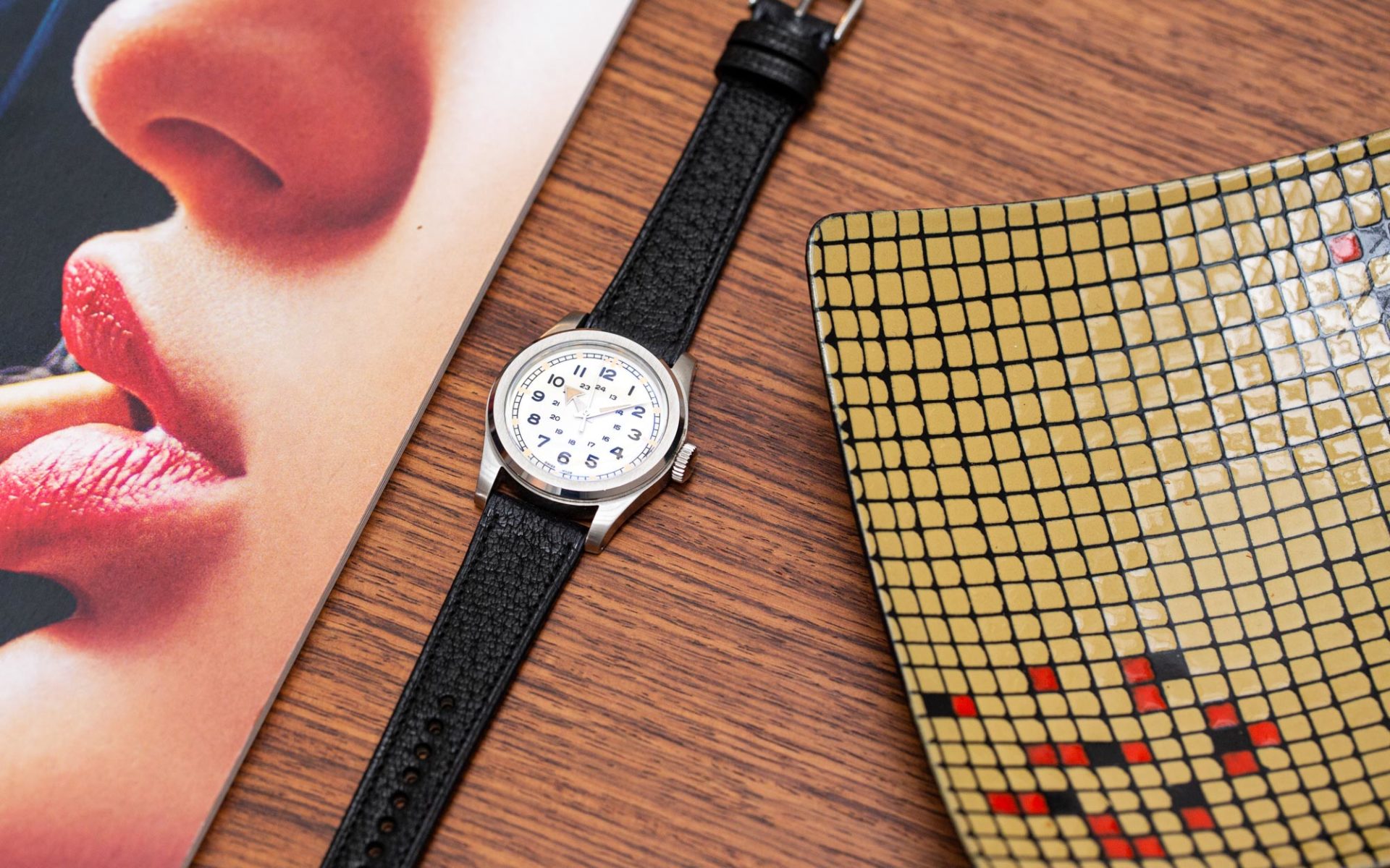 Collection cuir Pigskin chez Joseph Bonnie - Bracelet de montre Coltrane