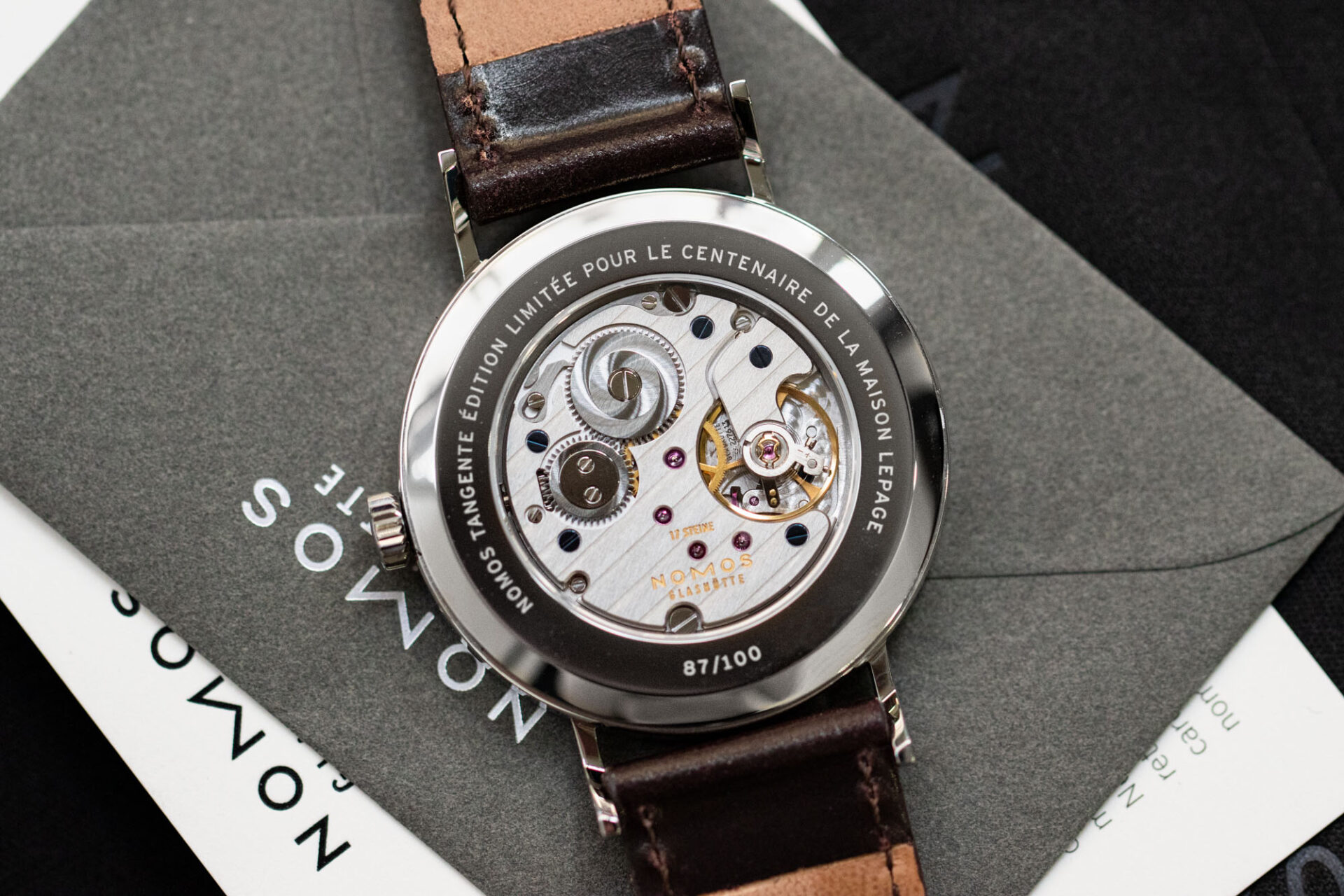 Nomos Tangente Centenaire Lepage