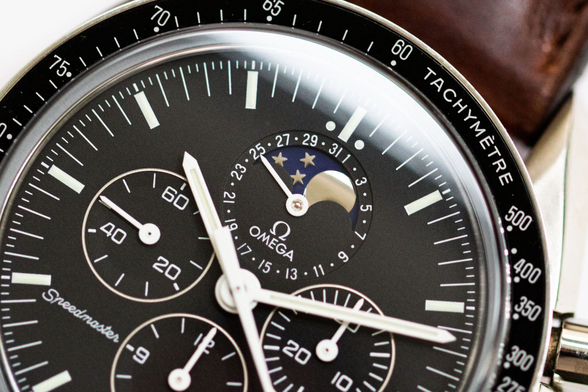 Omega Speedmaster phases de Lune