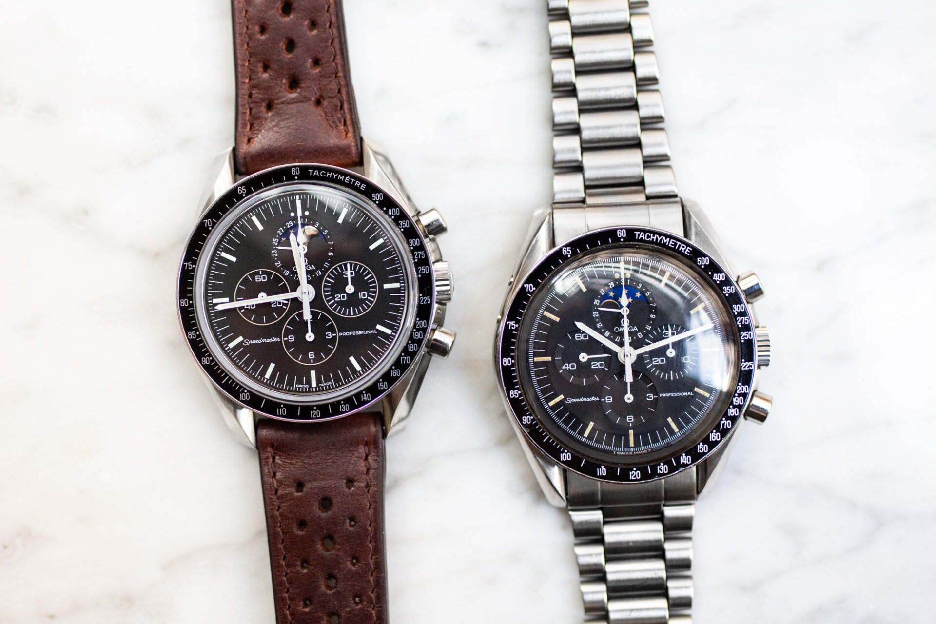 Omega Speedmaster phases de Lune