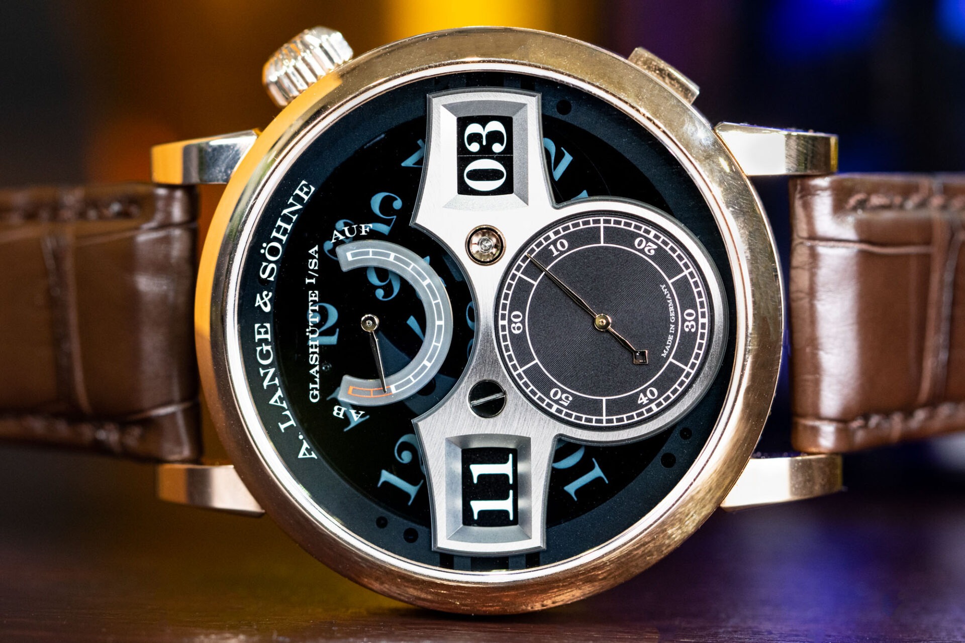 A. Lange & Söhne Zeitwerk Lumen Honeygold