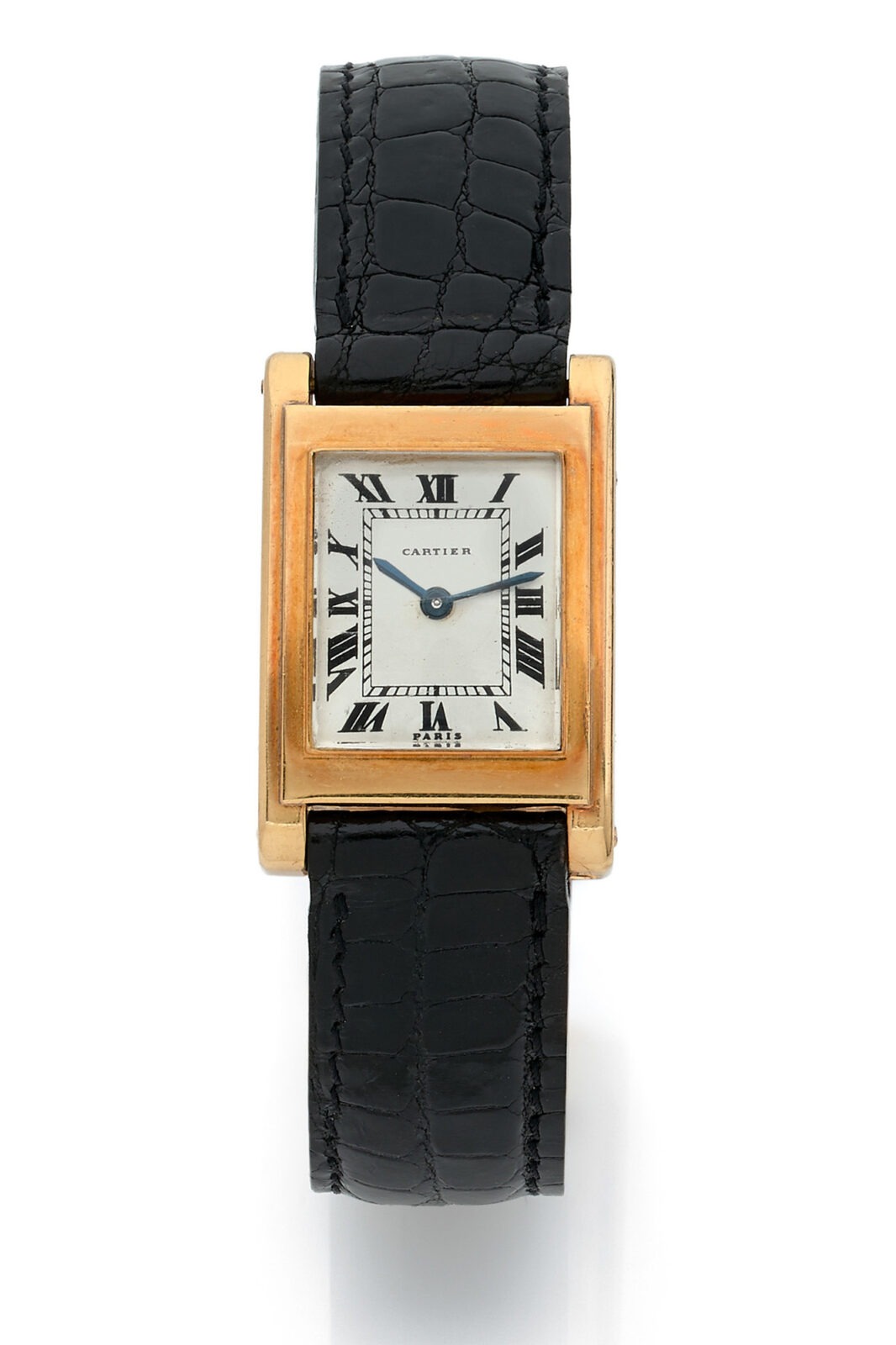 Cartier Tank Bec D'aigle - Vente importante de montres modernes et de collection chez Antiquorum