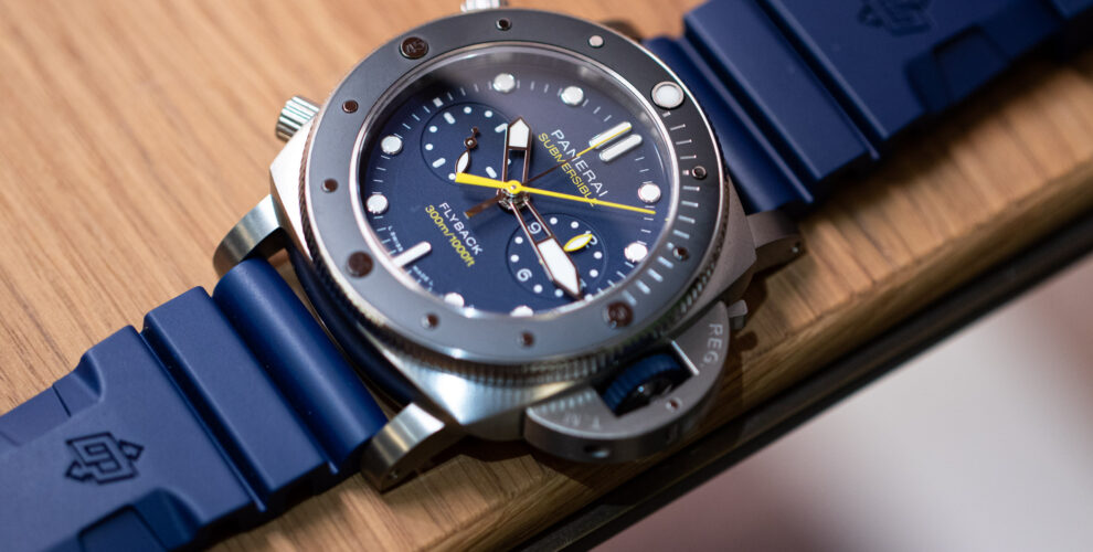 Panerai submersible chrono mike horn Retour en vol & Mike Horn