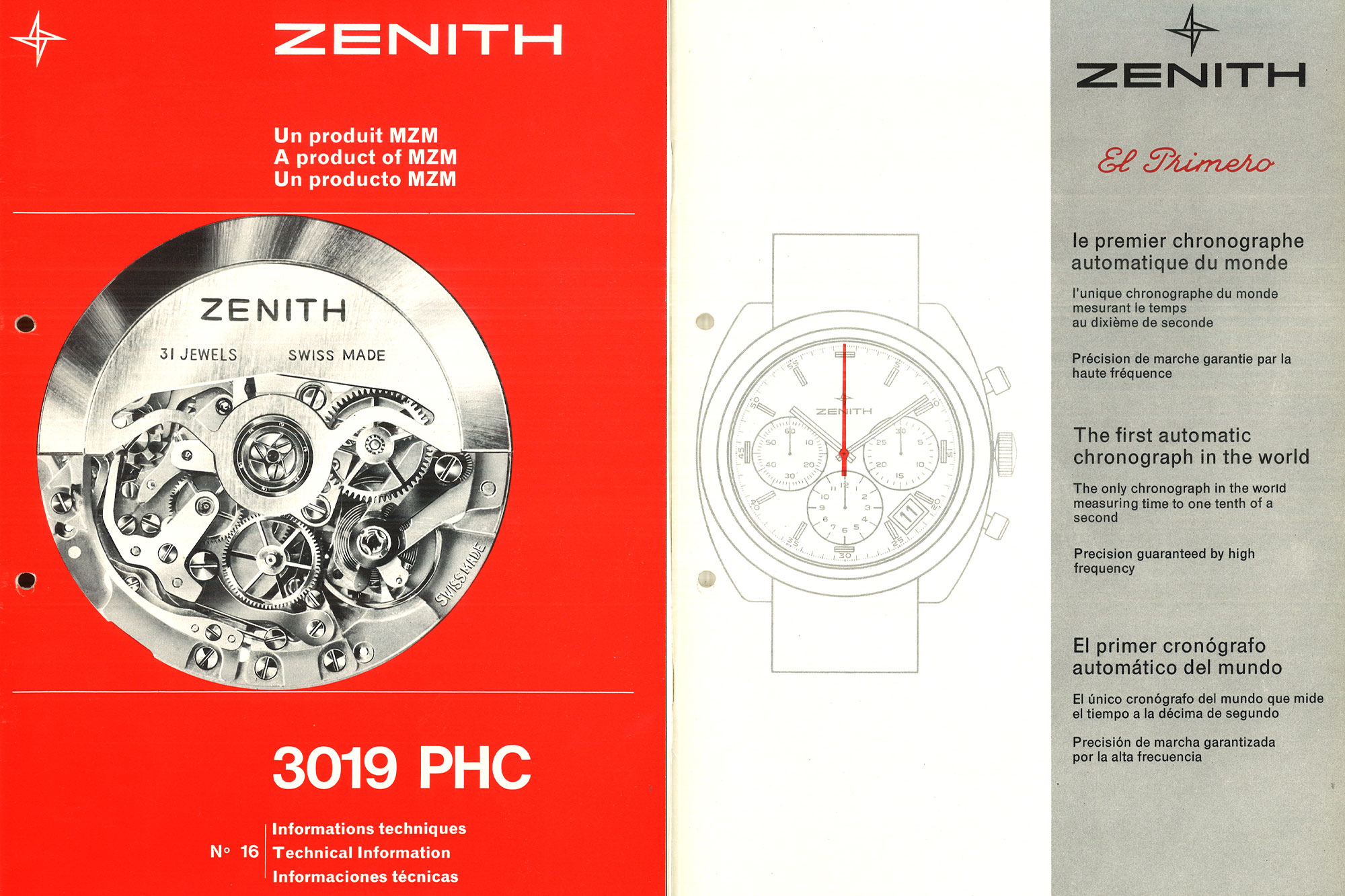 Zenith El Primero : histoire, naissance du chronographe automatique Zenith
