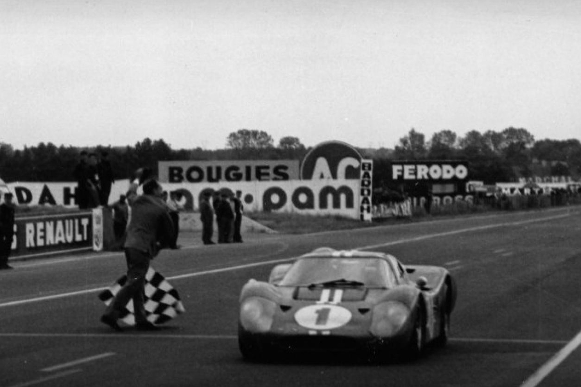 Ford GT40 Mk IV de Dan Gurney/A.J. Foyt (vainqueur des 24 Heures du Mans 1967)
