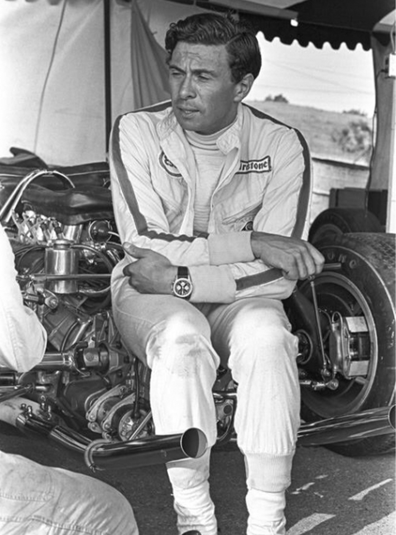 Jim Clark et sa Breitling Navitimer