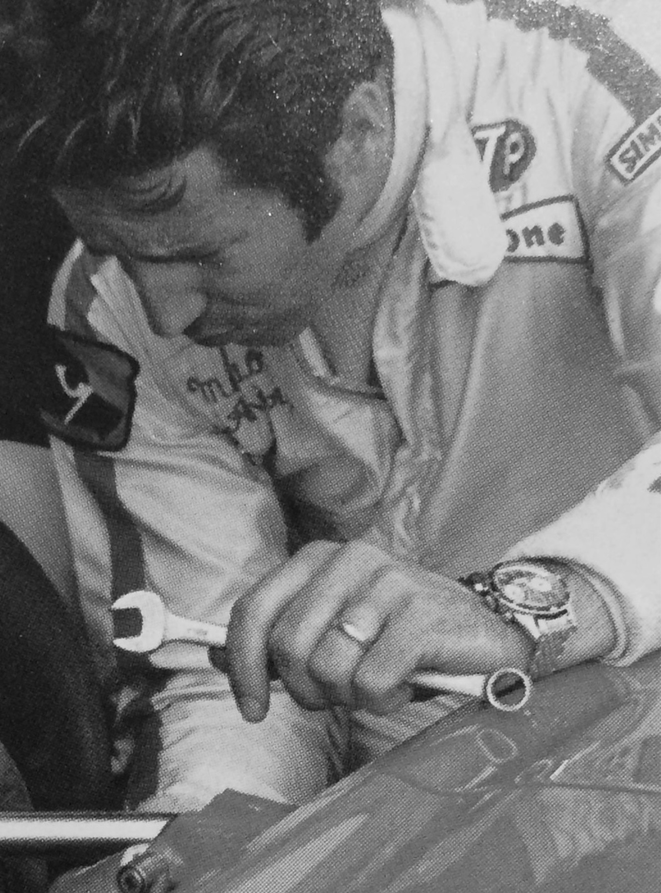 Mario Andretti et sa montre Heuer
