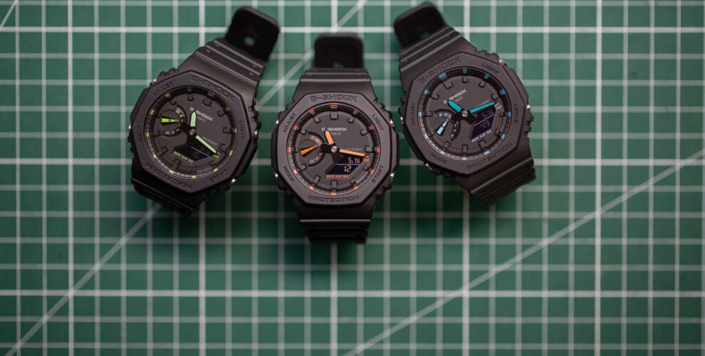 G-SHOCK GA-2100 UTILITY BLACK Quelques nouveautés