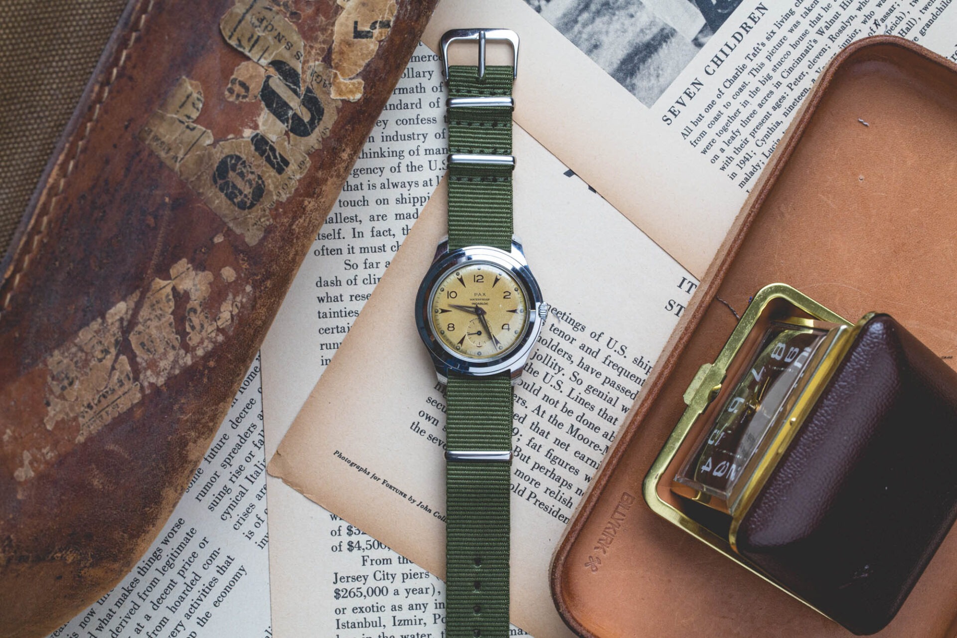 PAX trois aiguilles - Sélection de montres vintage JOSEPH BONNIE