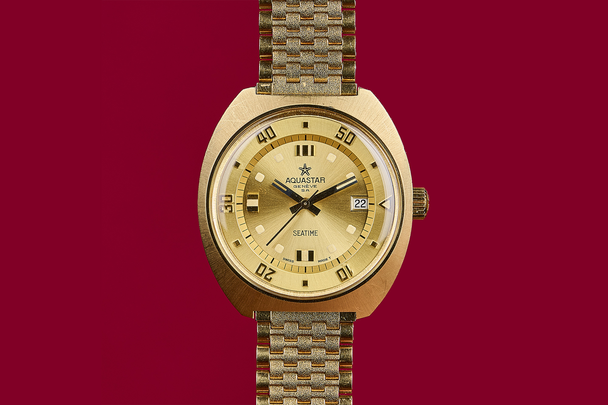 Montre sales aquastar geneve