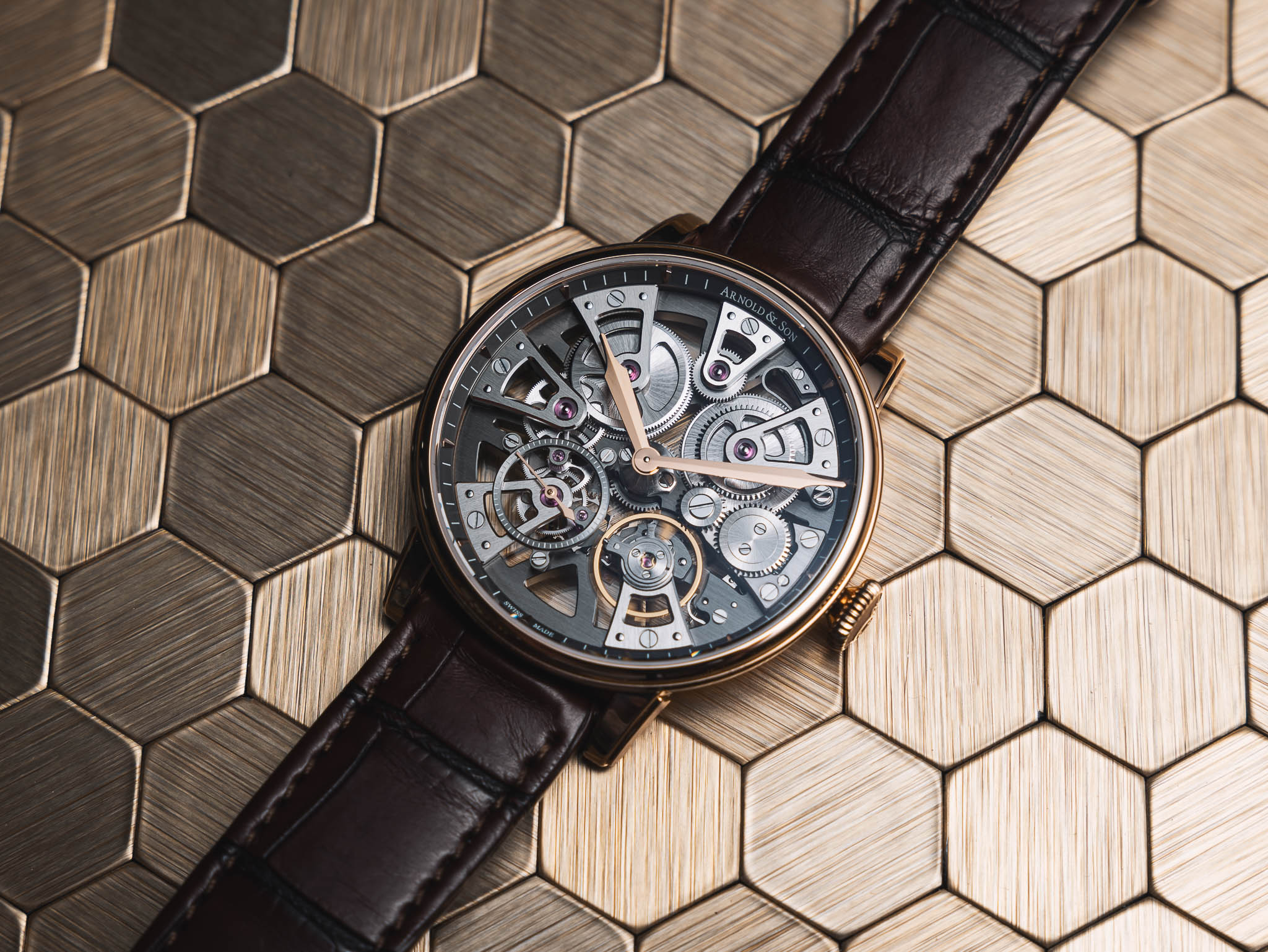Chronologie présentation de marque de montre Arnold & Son