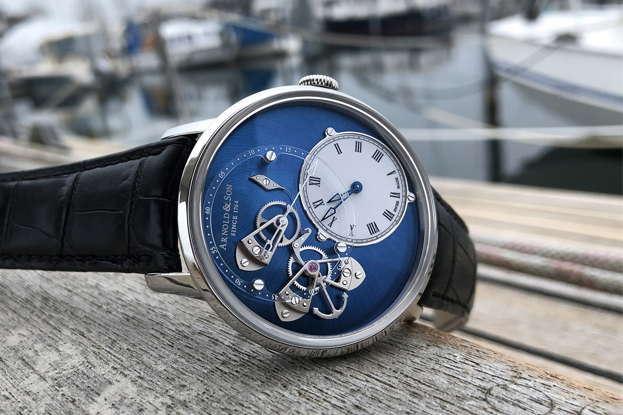 Chronologie présentation de marque de montre Arnold & Son