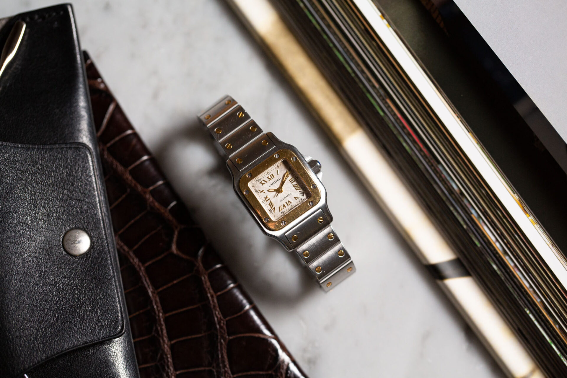 Cartier Santos Galbée- Sélection de montres vintage JOSEPH BONNIE
