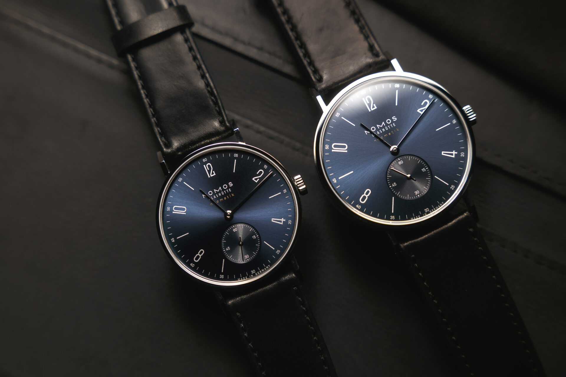 Nomos Tangente Neomatik Bluegold