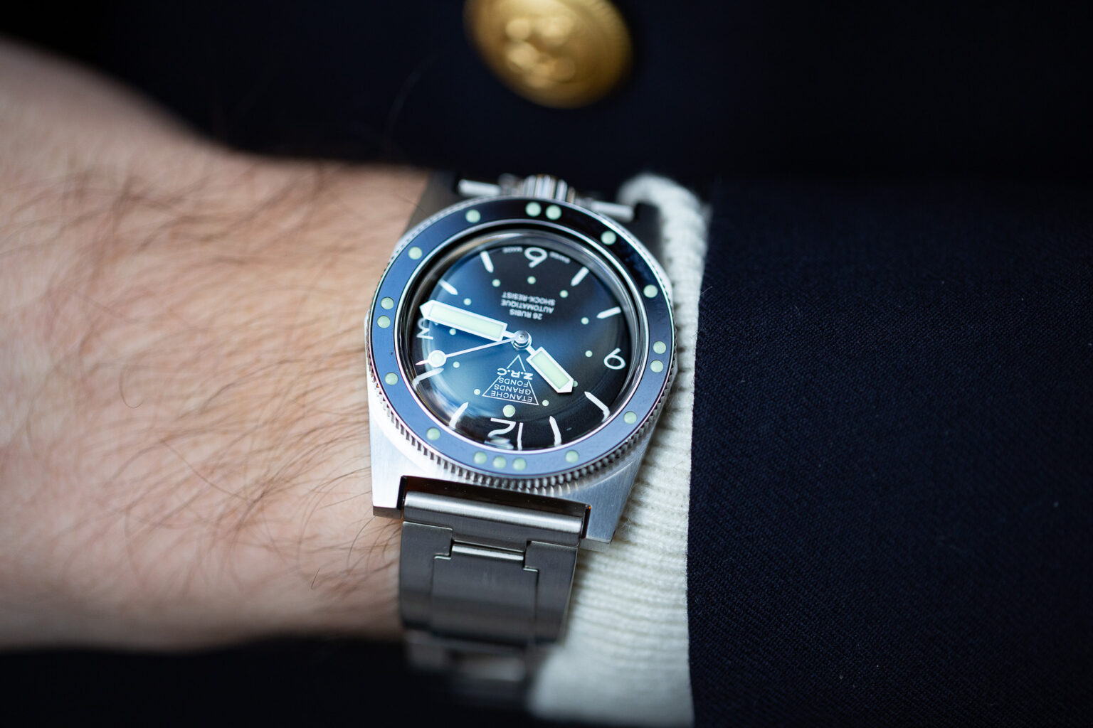 ZRC Grands Fonds GF38 Heritage : nouvelle montre de plongée