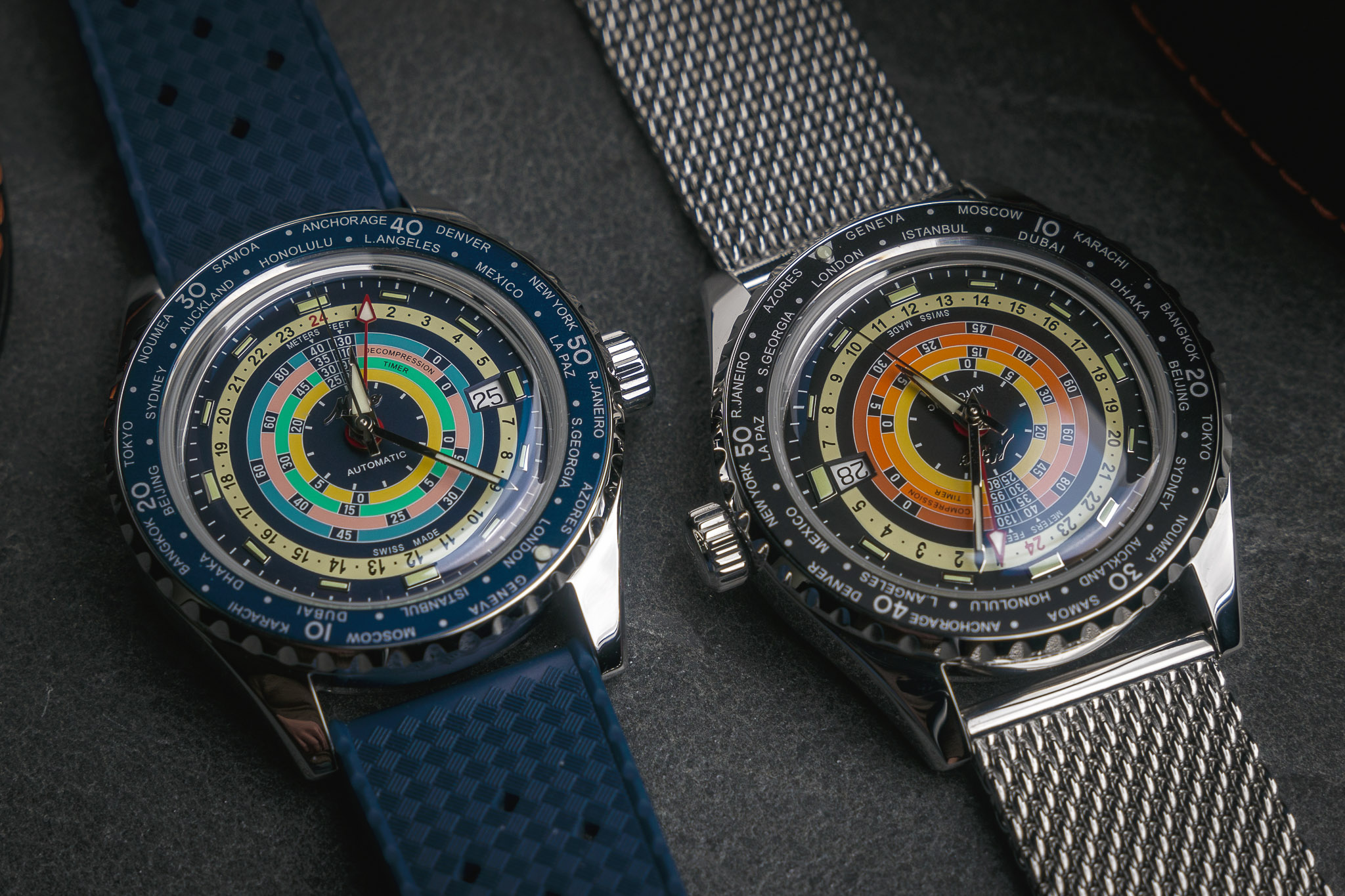 MIDO DECOMPRESSION WORLDTIMER