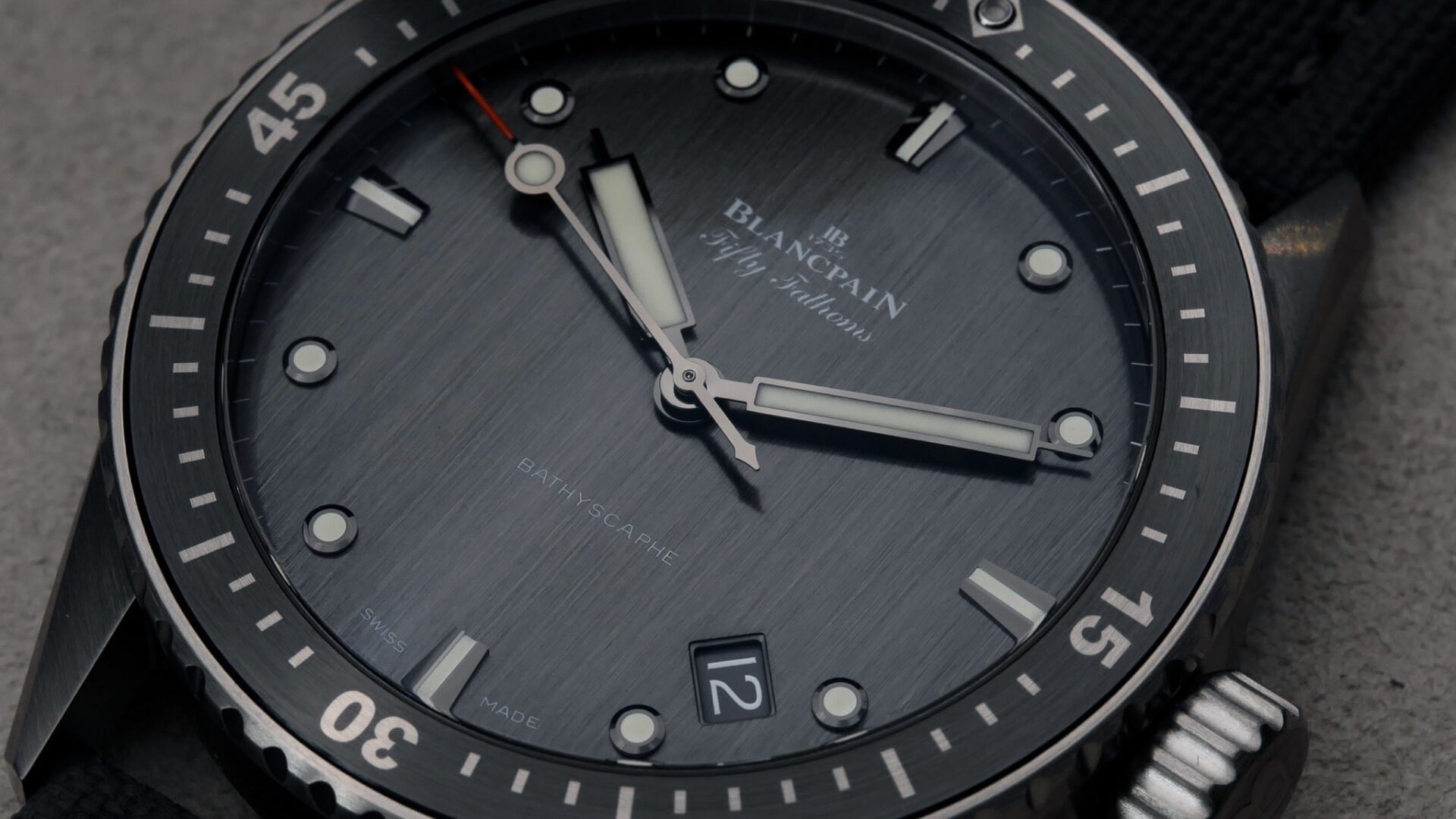 Blancpain Fifty-Fathoms Bathyscaphe - Chronologie chez Heurgon