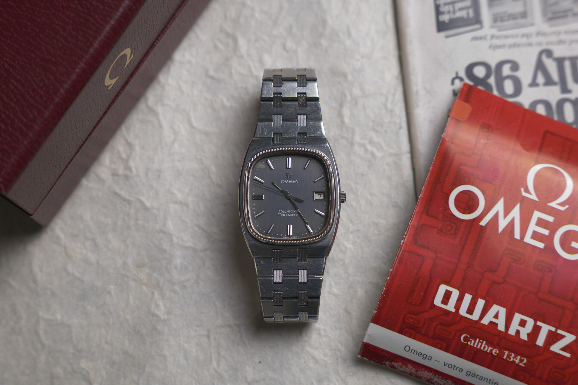 Omega Seamaster Quartz - Sélection de montres vintage Joseph Bonnie de juillet 2023