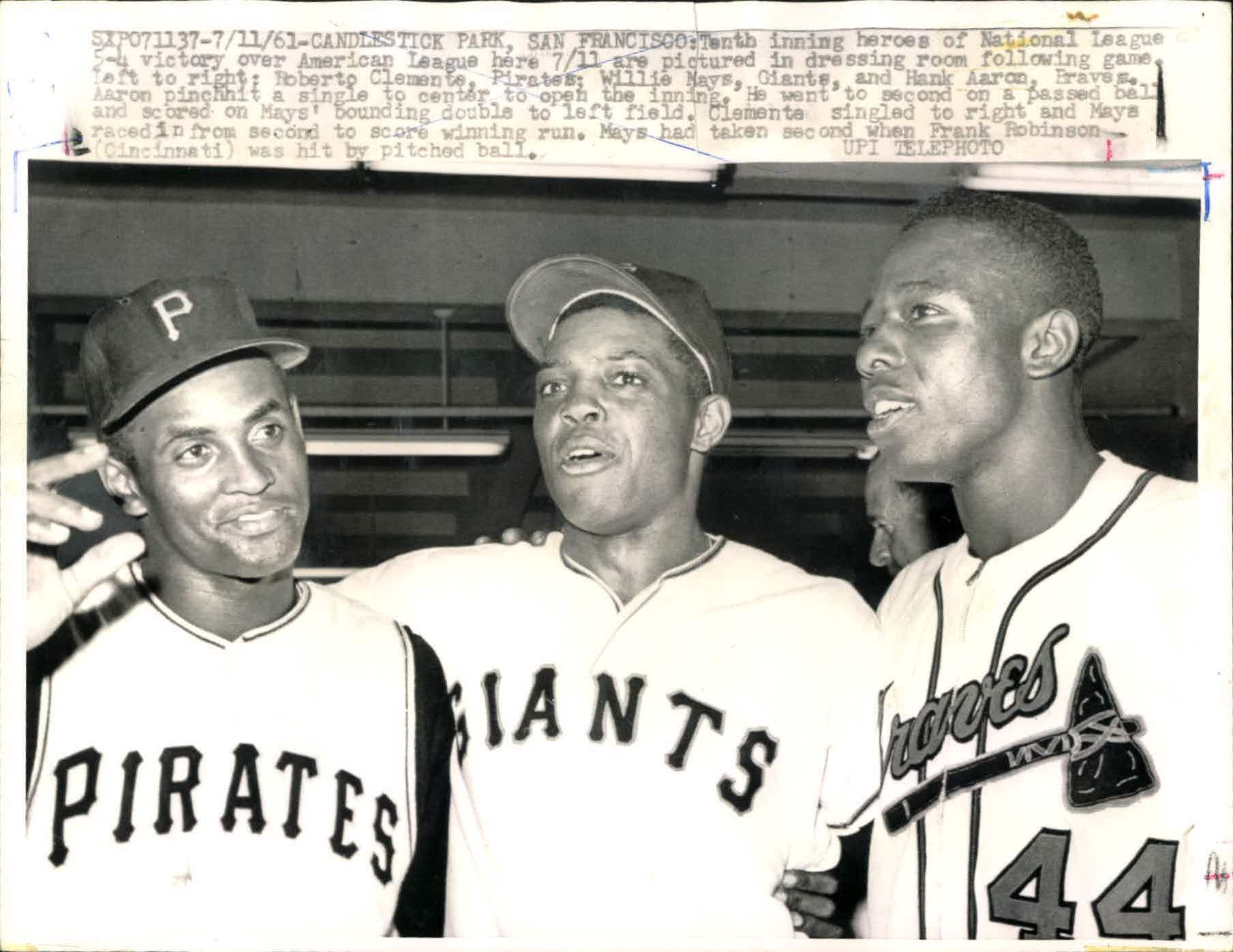 Roberto Clemente et Hank Aaron