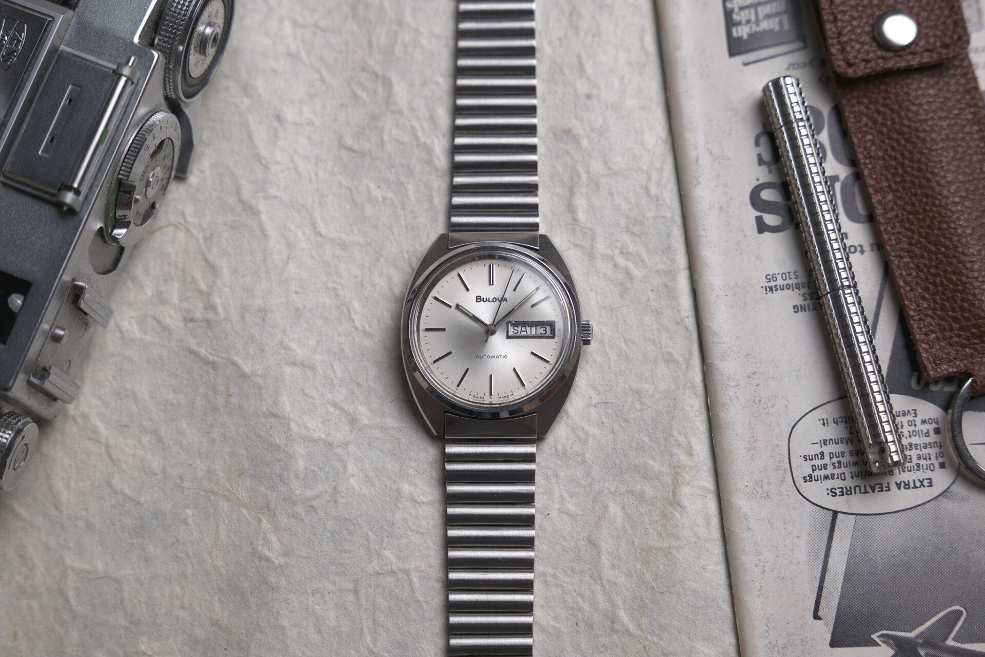 Bulova Automatic Day-Date - Sélection de montres vintage Joseph Bonnie de juillet 2023