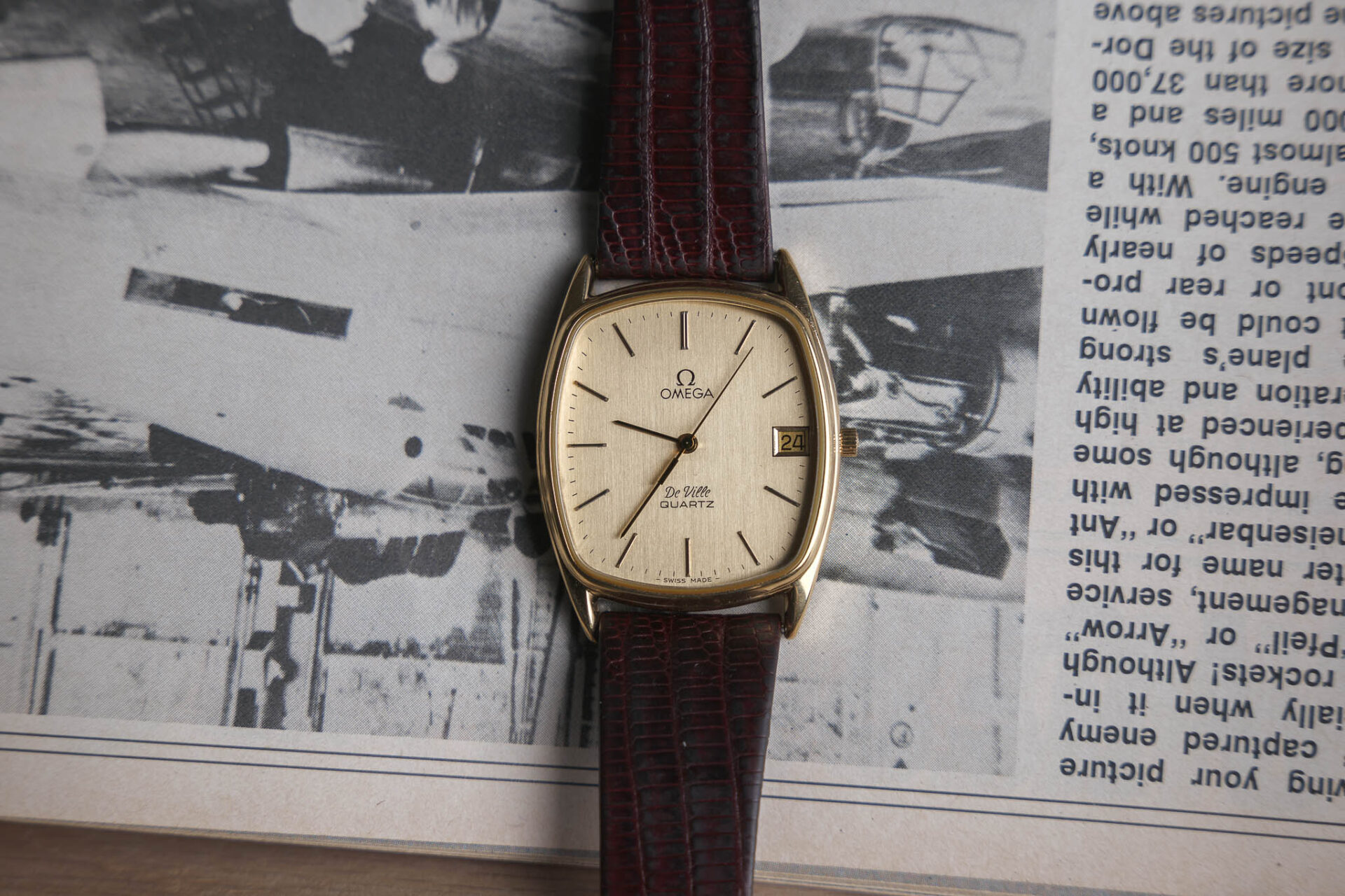 Omega De Ville Quartz - Sélection de montres vintage Joseph Bonnie septembre 2023