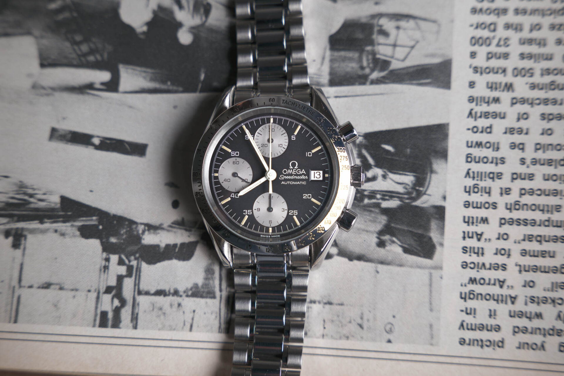Omega Speedmaster Reduced - Sélection de montres vintage Joseph Bonnie septembre 2023