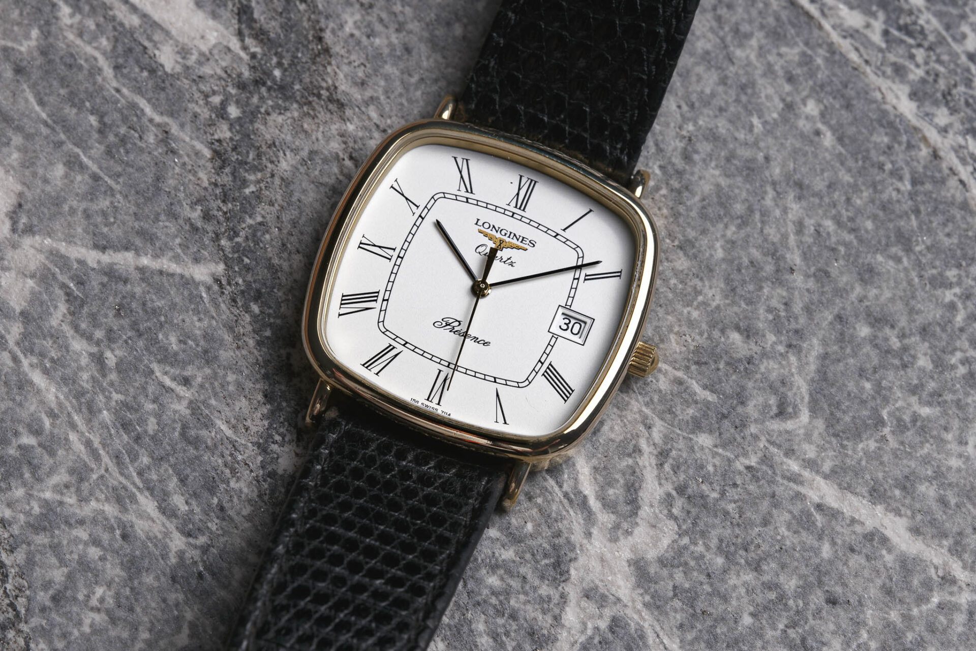 Longines Présence Quartz - Sélection de montres vintage Joseph Bonnie d'octobre 2023